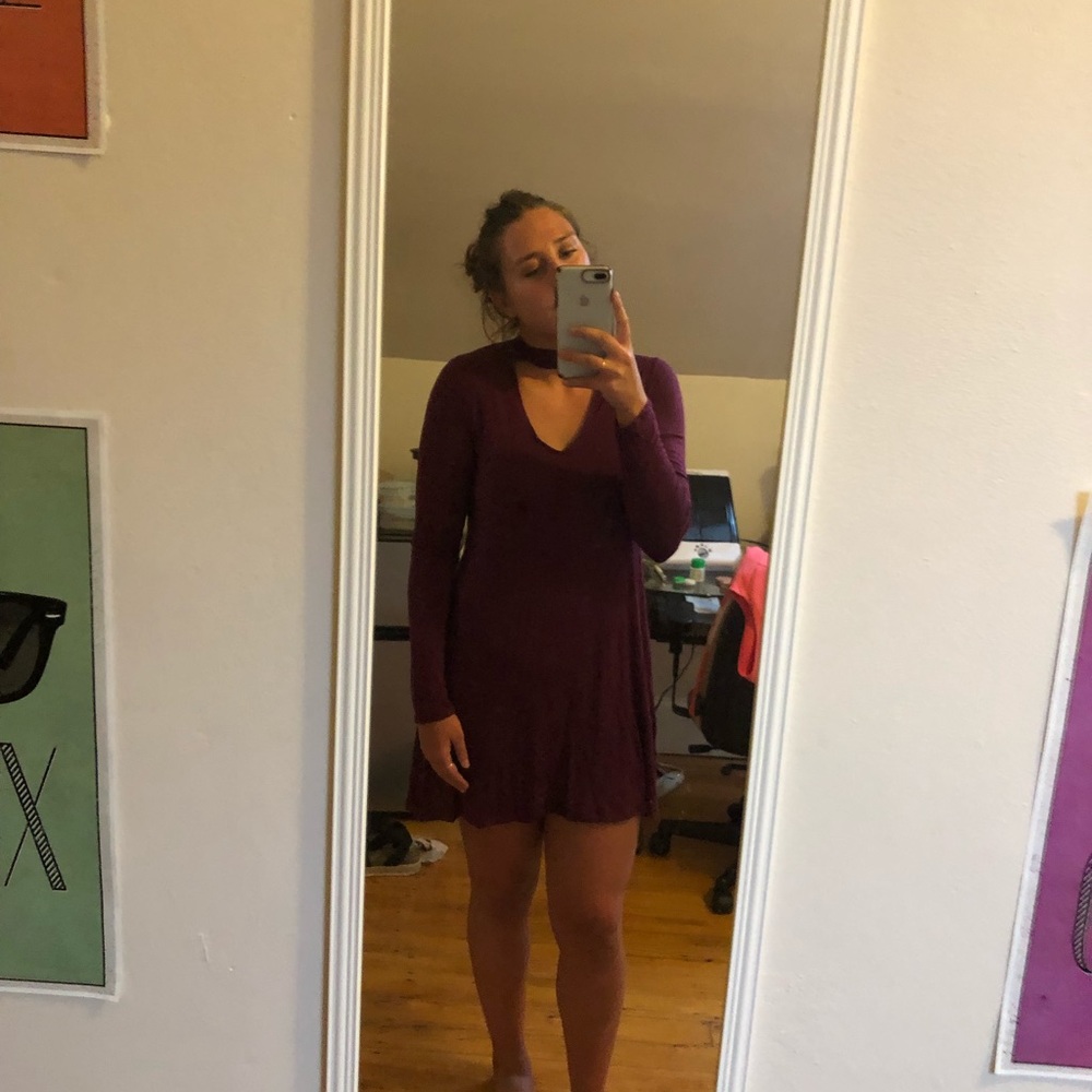 Dark Purple Express Dress